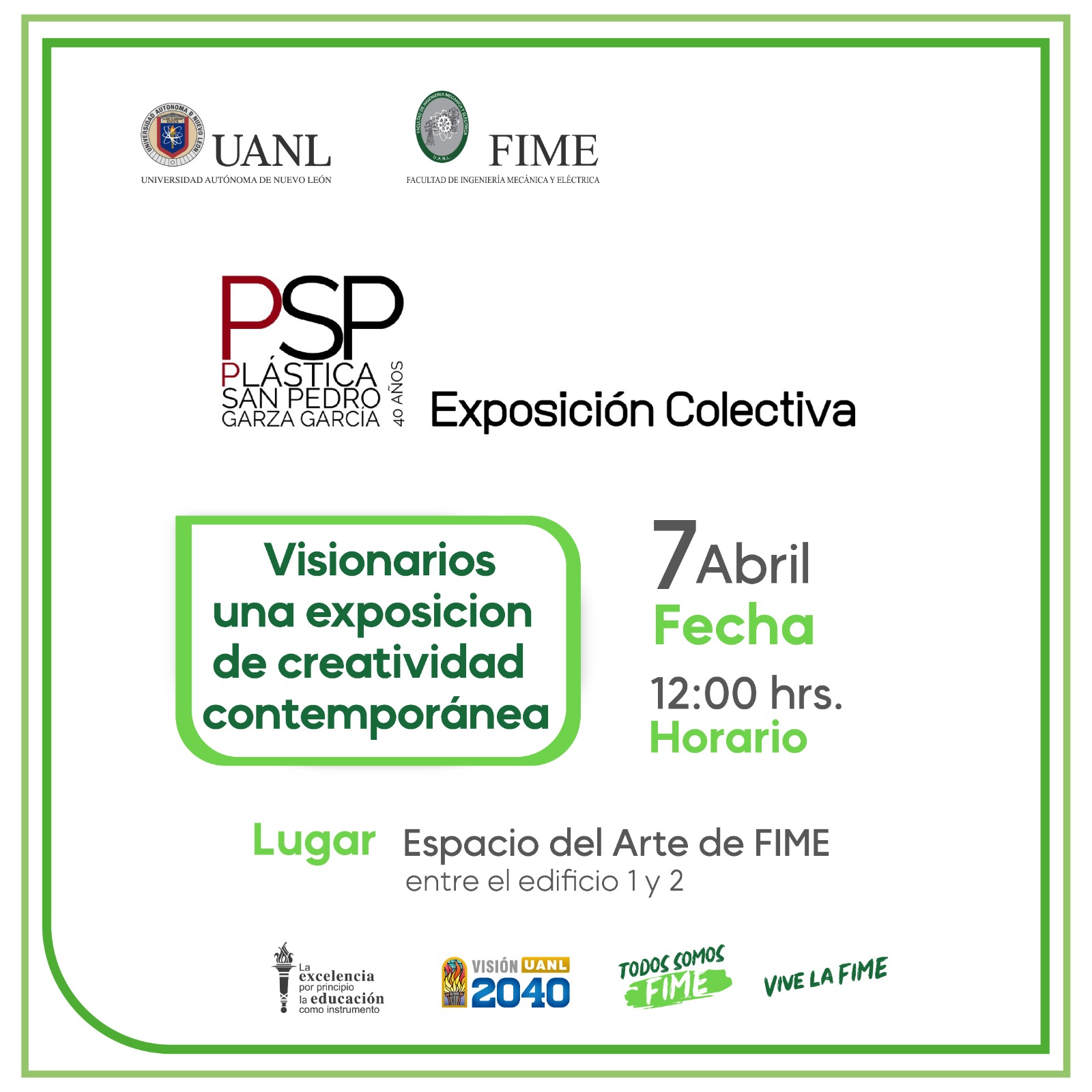 VISIONARIOS UNA EXPOSICIÓN DE CREATIVIDAD CONTEMPORÁNEA