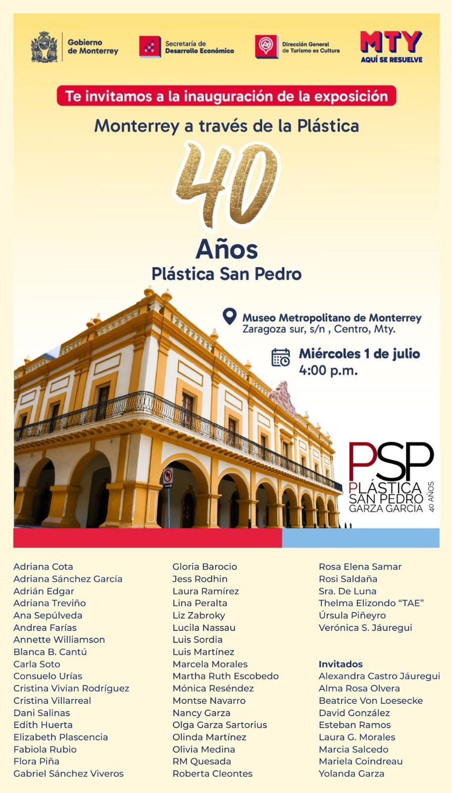 EXPOSICIÓN MONTERREY A TRAVÉS DE LA PLÁSTICA 40 AÑOS PLÁSTICA SAN PEDRO